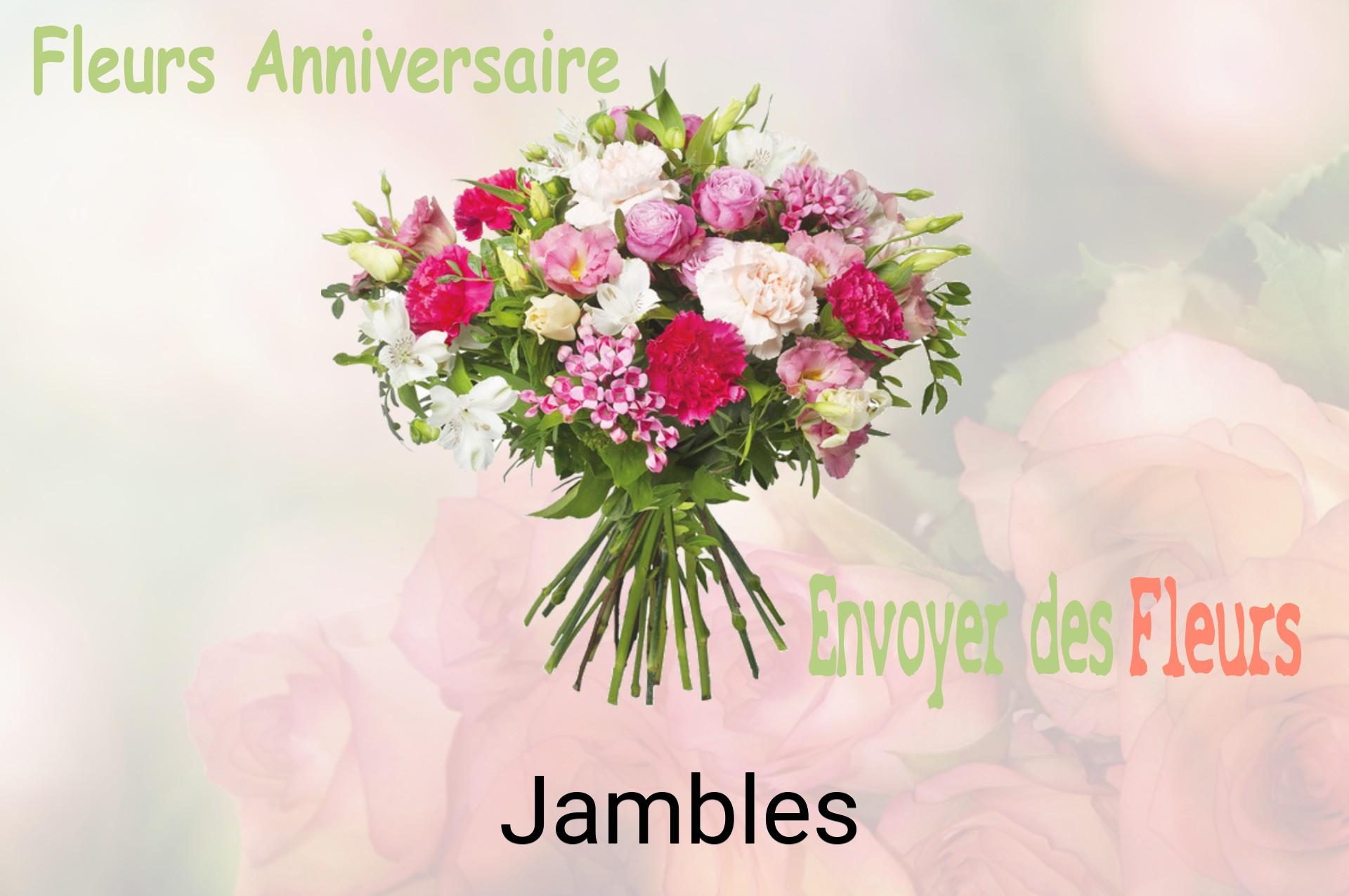 Bouquet de fleurs d’anniversaire livré à Jambles